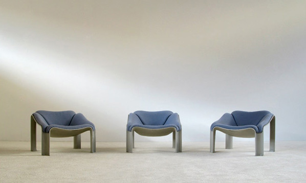 3 chairs F300 series Pierre Paulin Artifort