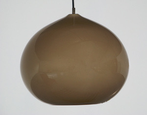Alessandro Pianon Vistosi brown onion ceiling lamp
