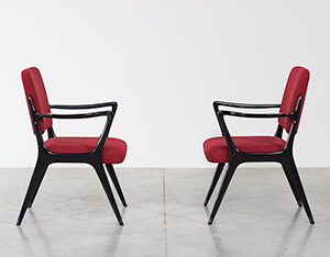 Alfred Hendrickx pair armchairs model S5 Belform