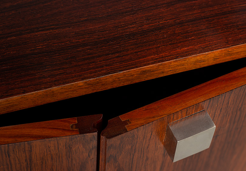 Alfred Hendrickx rosewood Wall unit with desk Belform 1960 img 5