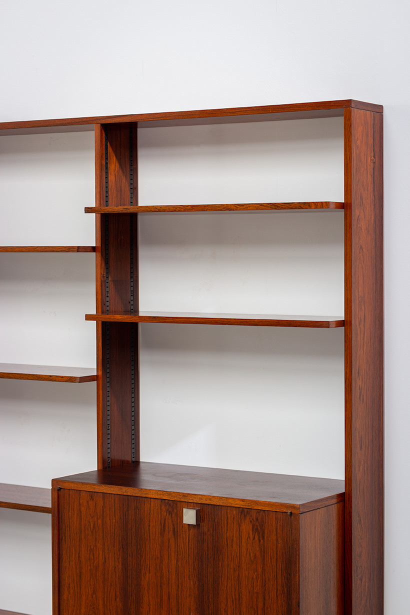 Alfred Hendrickx rosewood Wall unit with desk Belform 1960 img 9