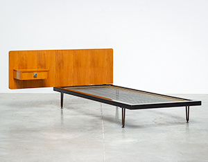 Alfred Hendrickx single bed for Belform 1950s