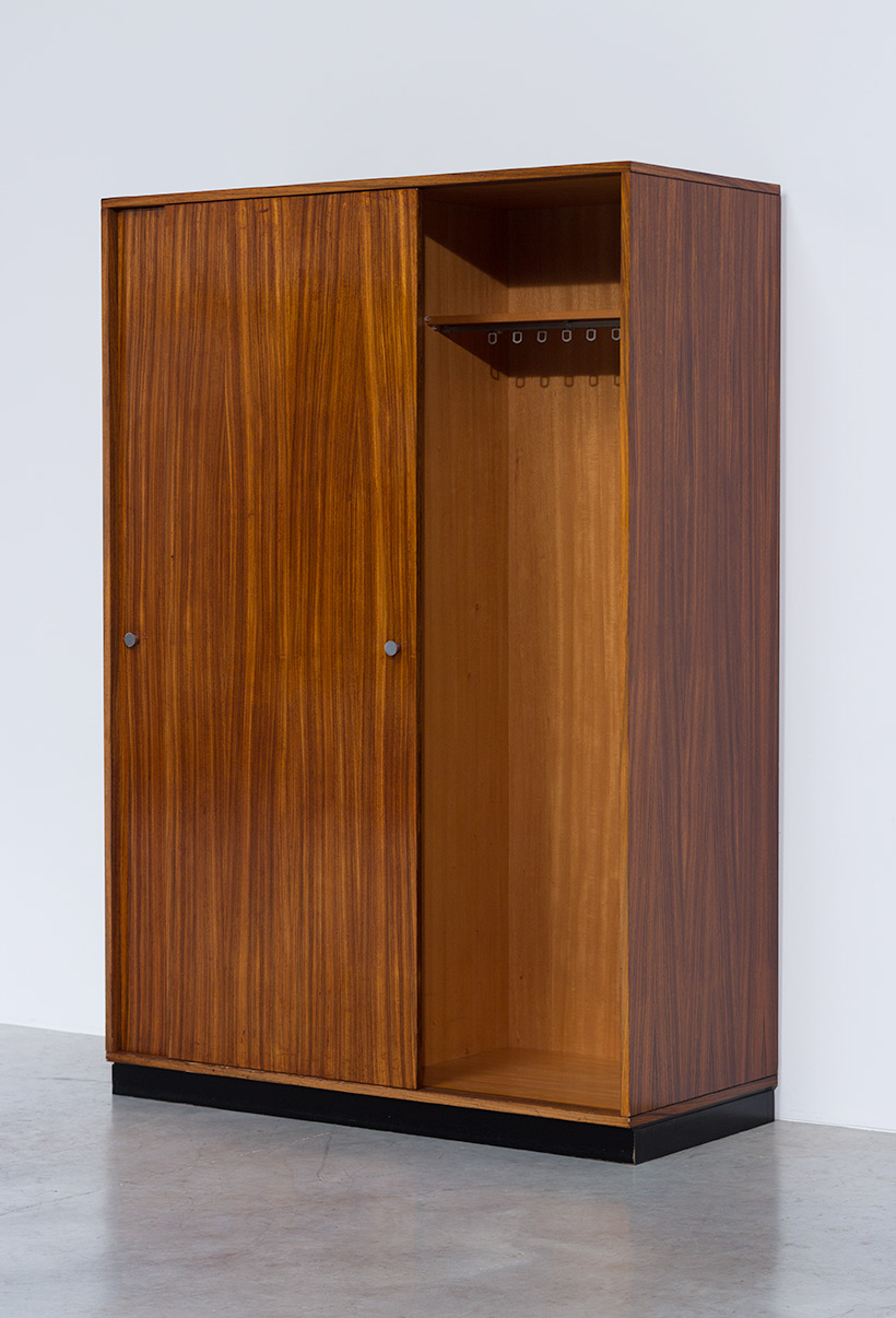 Alfred Hendrickx wardrobe Belform in Zebrano wood 1960 img 6