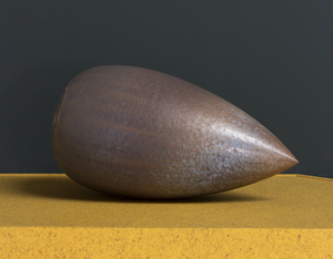 Antonio Lampecco oxidized grey vase