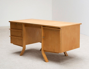 Cees Braakman Birch wood office desk UMS Pastoe