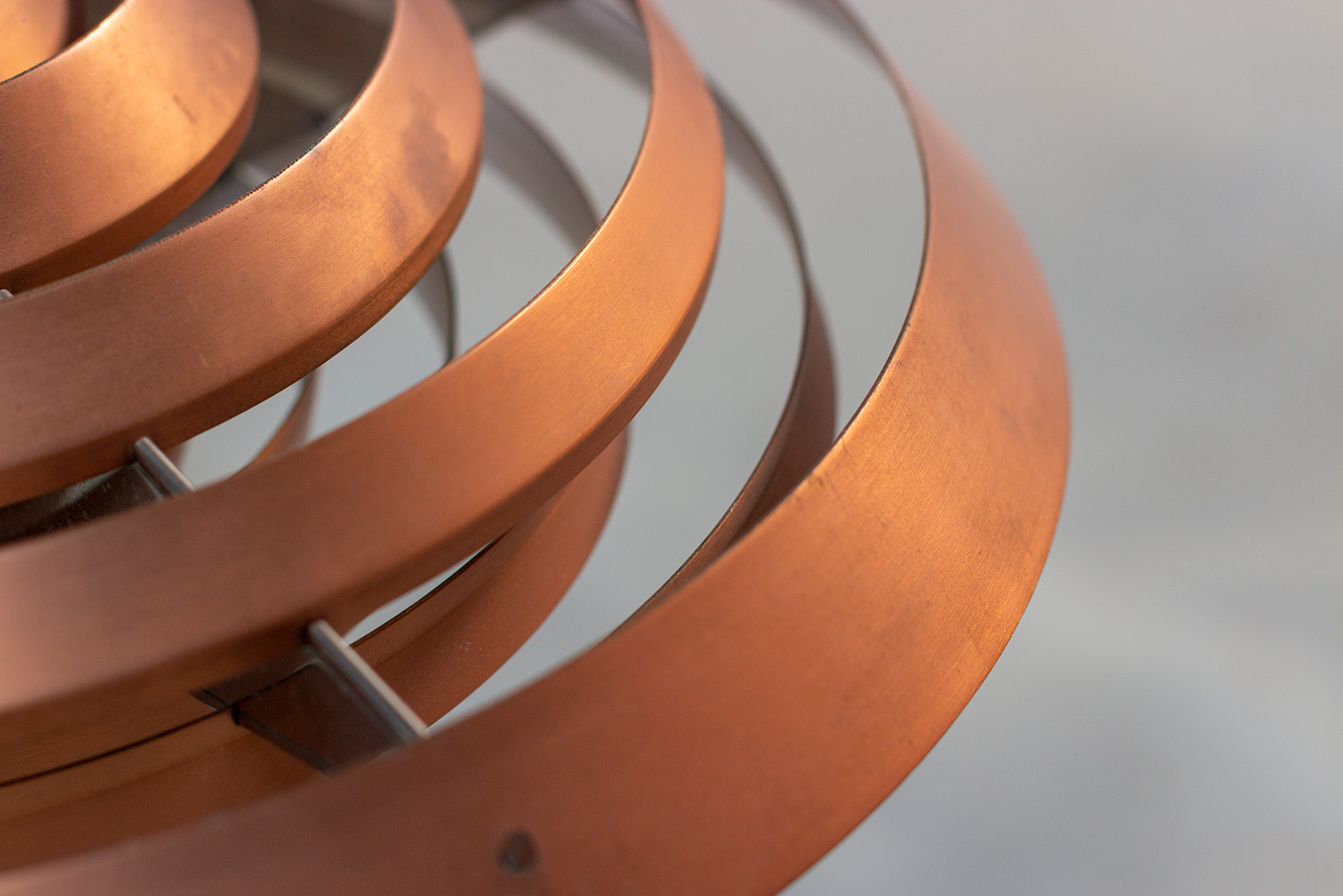 Copper pendant light Tallerken by Poul Henningsen for Louis Poulsen 1958 img 8