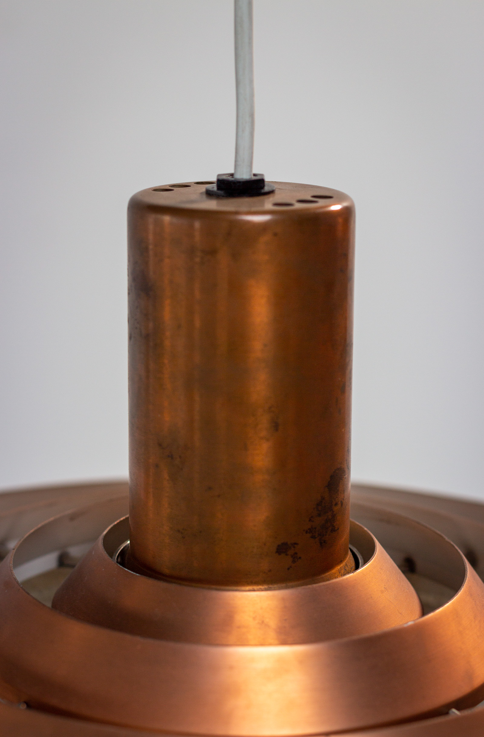 Copper pendant light Tallerken by Poul Henningsen for Louis Poulsen 1958 img 9