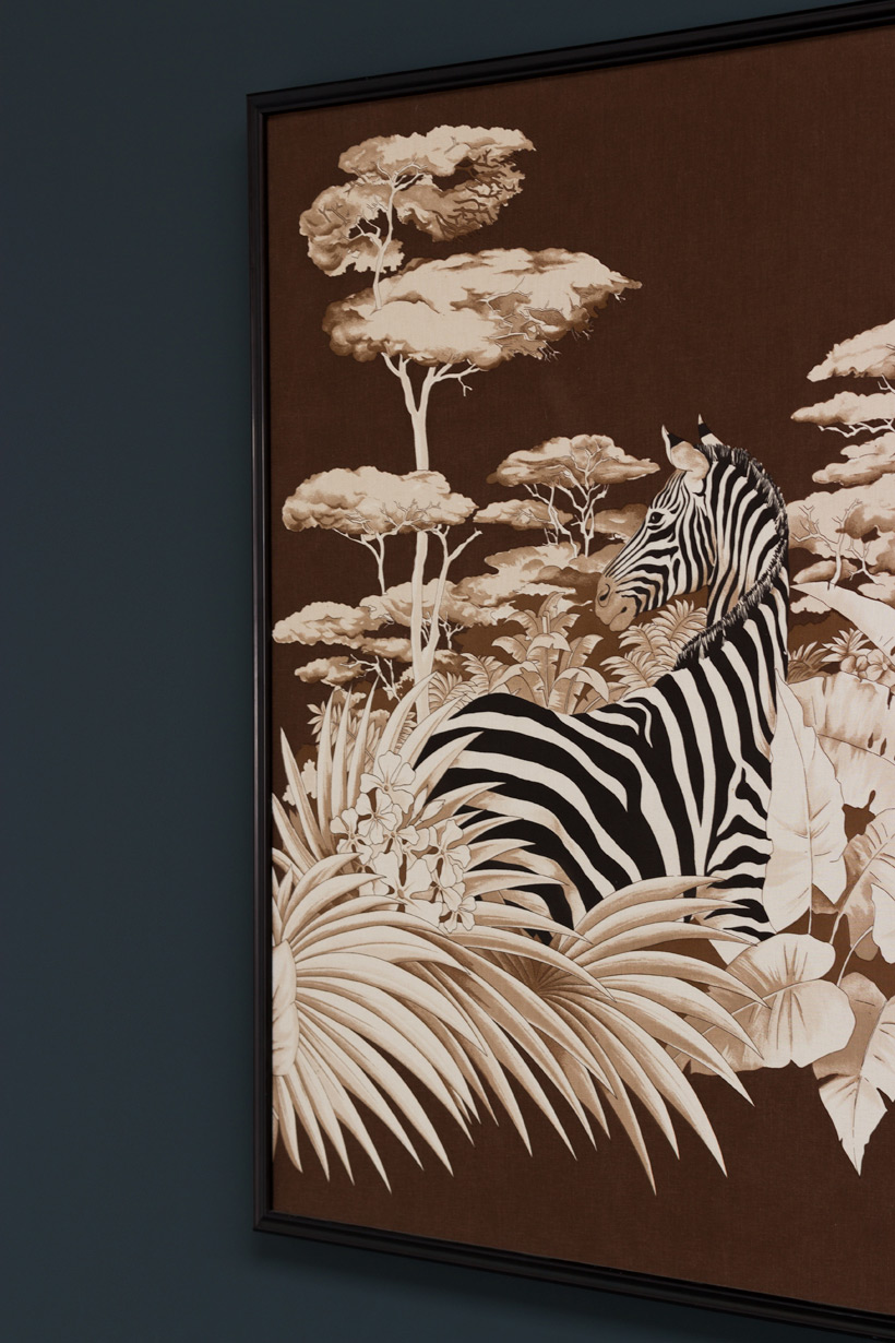 Decorative Zebra print on fabric African Wildlife img 4