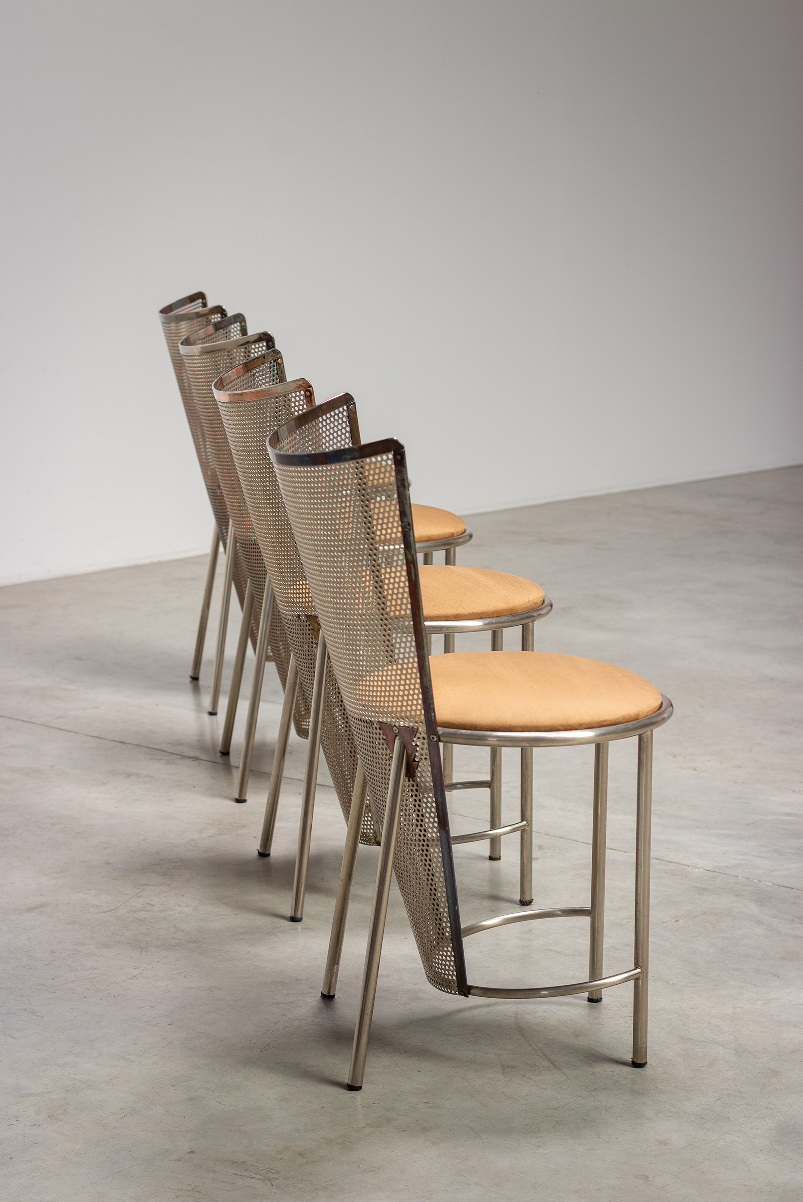 Frans Van Praet four postmodern Sevilla chairs for the world expo 92 img 5