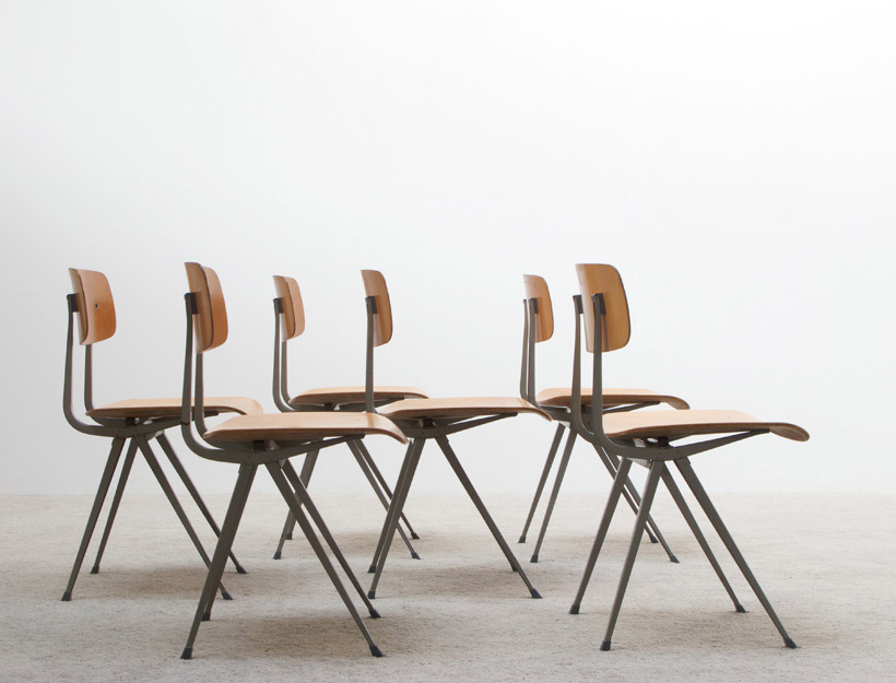 Friso Kramer 6 Industrial Result chairs Ahrend de Cirkel