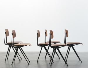 Friso Kramer 6 Industrial Result chairs Ahrend de Cirkel