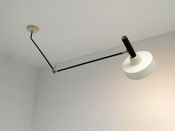 Hoogevorst Anvia Industrial Ceiling, Swing Arm Ceiling Light