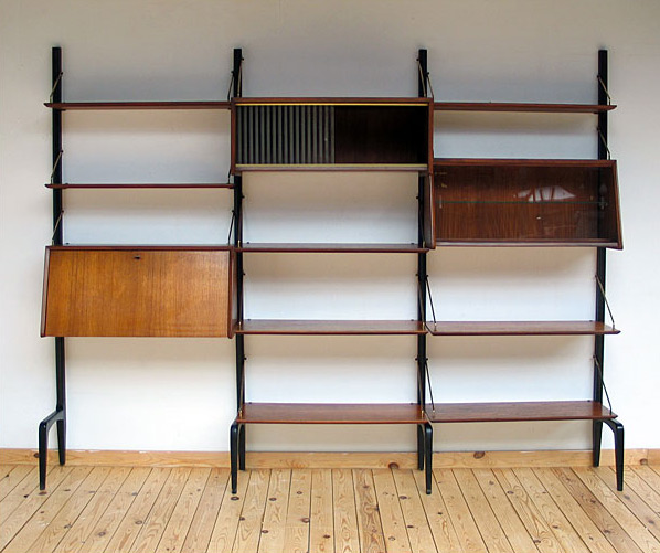 Louis van Teeffelen teak Modern Wall Unit