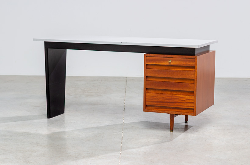 Modernist desk design by Jos De Mey for Van den Berghe-Pauvers 1960 img 3