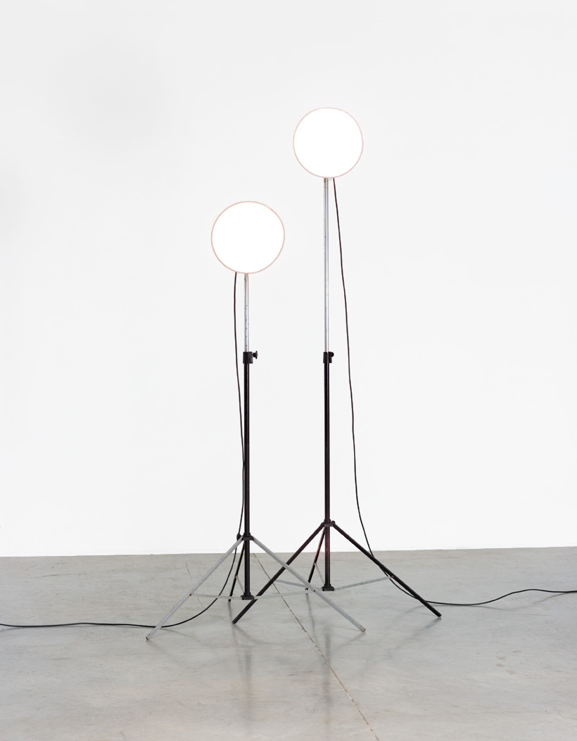 Narita pair industrial photographic studio lamps