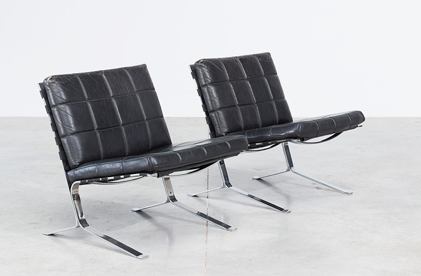 Olivier Mourgue pair Joker chairs Airborne 1960 img 6