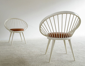 Pair of decorative side chairs Ekstrom