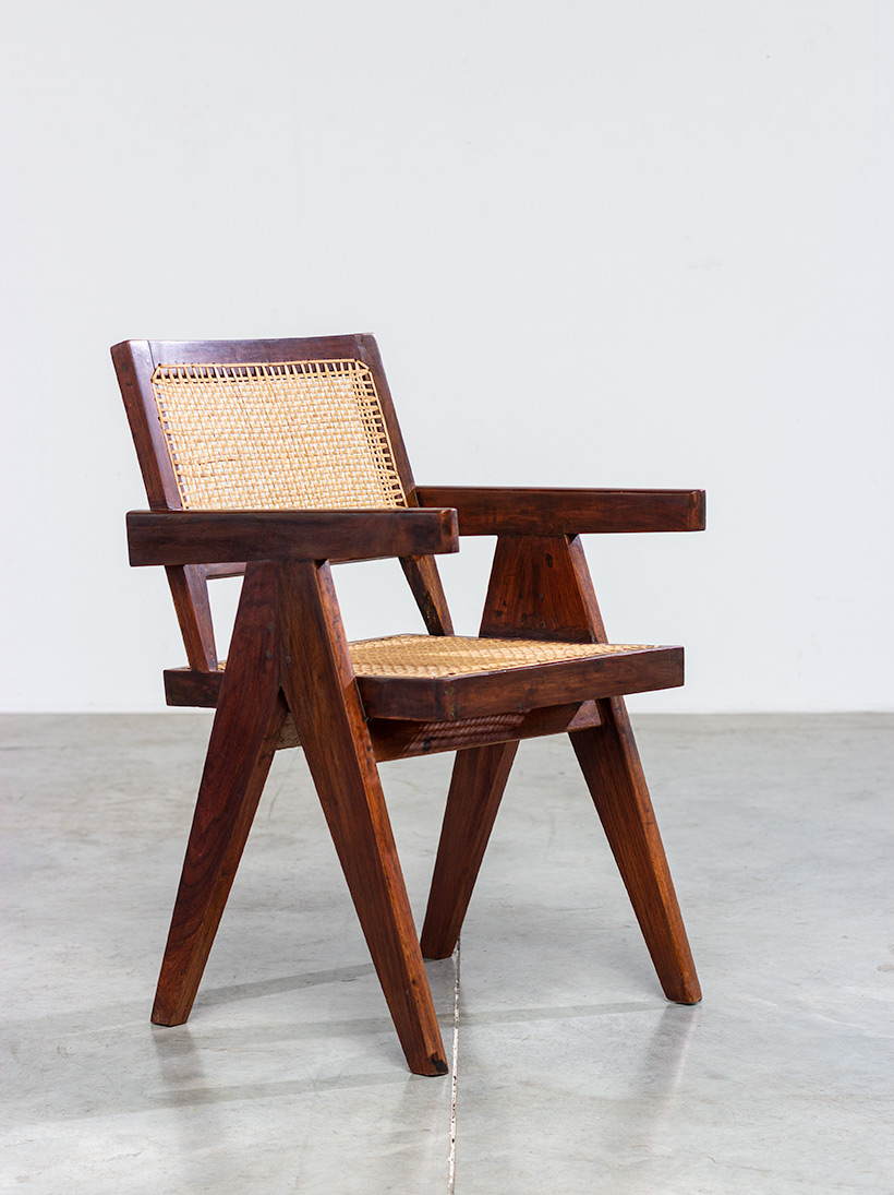 Pierre Jeanneret Armchair or office chair Chandigarh India 1950