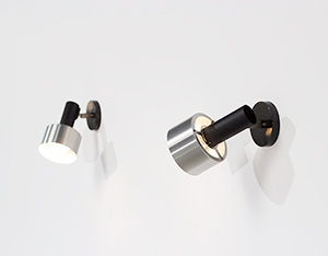 Raak Amsterdam pair of adjustable spot lights wall sconces