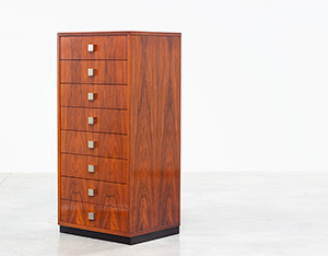 Rosewood chest of drawers Alfred Hendrickx for Belform 1960