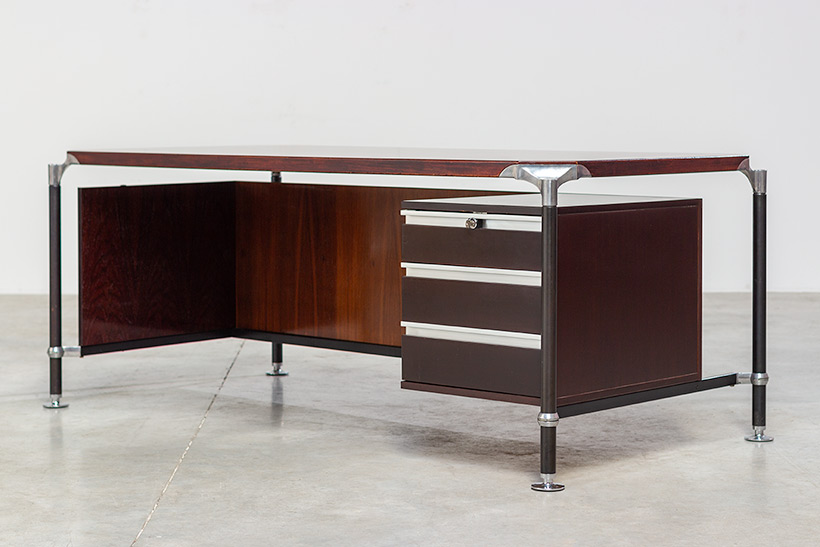 Rosewood executive desk by Luisa and Ico Parisi for MIM 1960 img 7