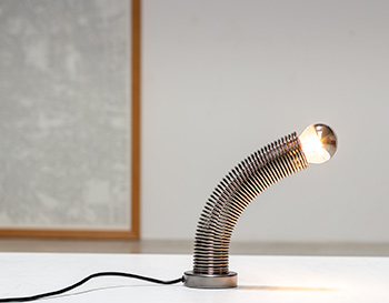 Spiral table lamp 1960s