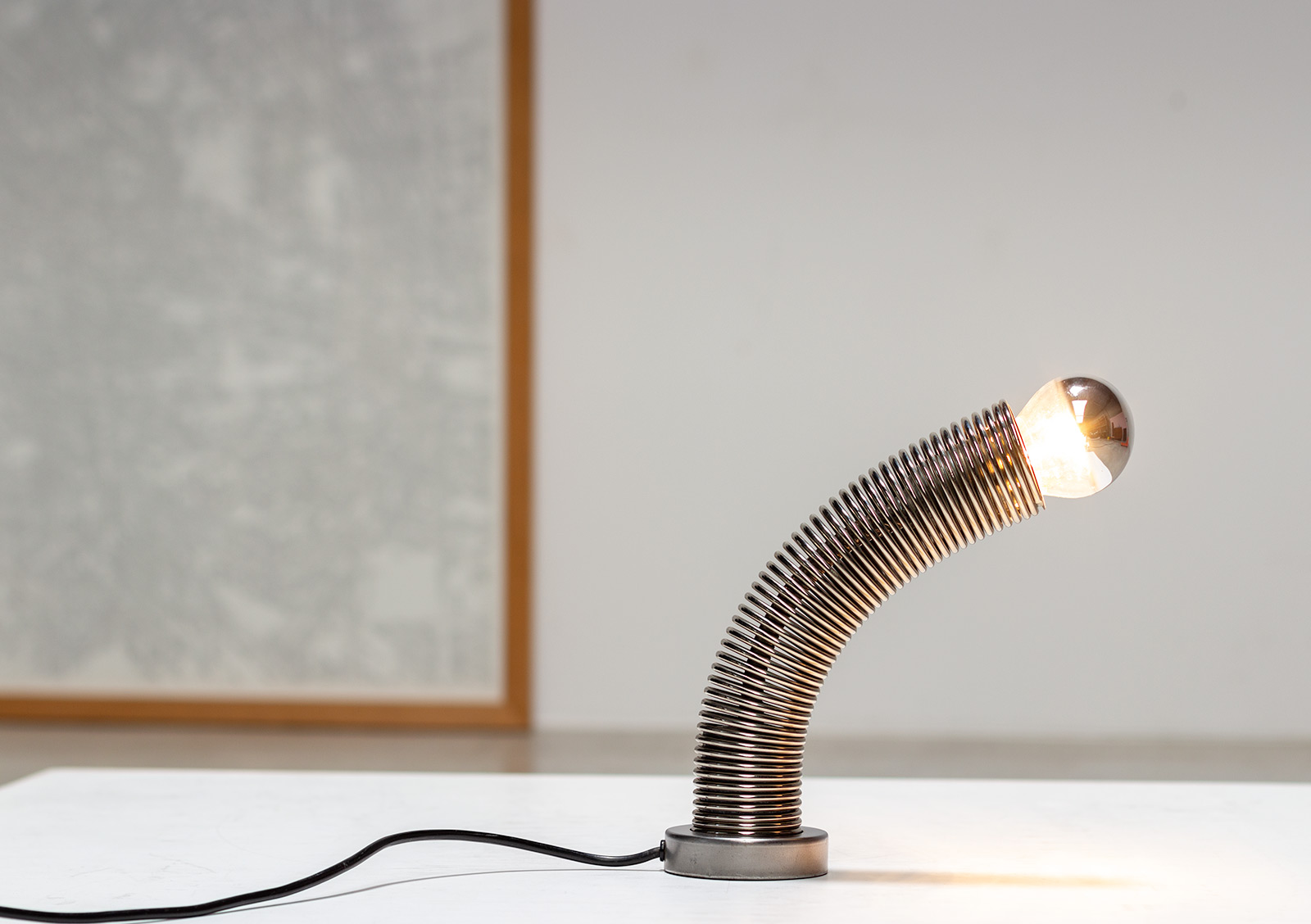 Spiral table lamp 1960s img 3