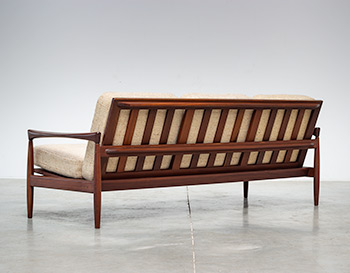 Three seater or sofa design by Erik Worts for Ikea 1962