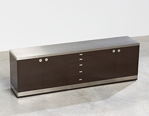 Willy Rizzo timeless modernist sideboard 1970