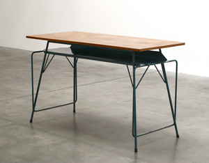 Willy Van Der Meeren blue writing table for Tubax