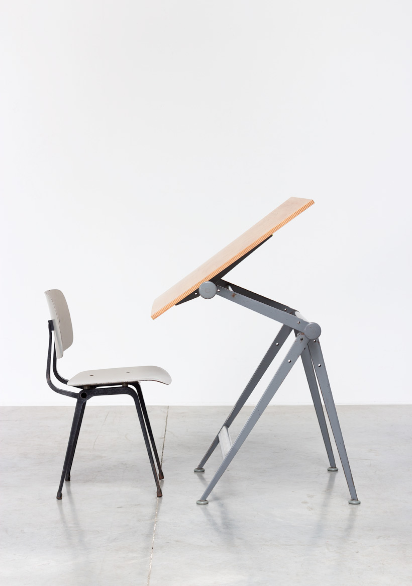 Wim Rietveld drafting table Reply and Friso Kramer Result chair
