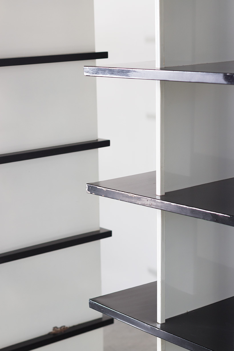 Wim Rietveld pair bookcases shelving units room divider for De Bijenkorf img 8